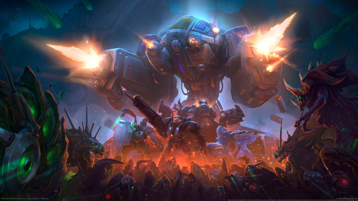 Heroes of the Storm 4K Game Wallpaper