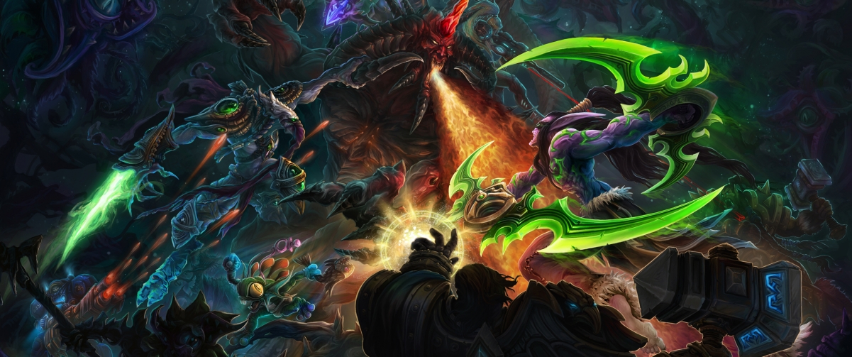 Heroes of the Storm Starcraft 3440x
