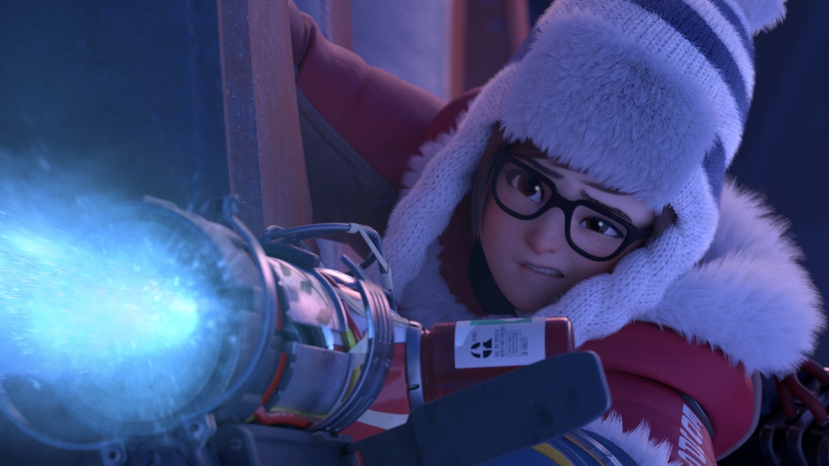 Winter, flashlight, beauty, overwatch