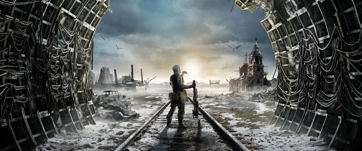 Metro leaving Metro Exodus belt