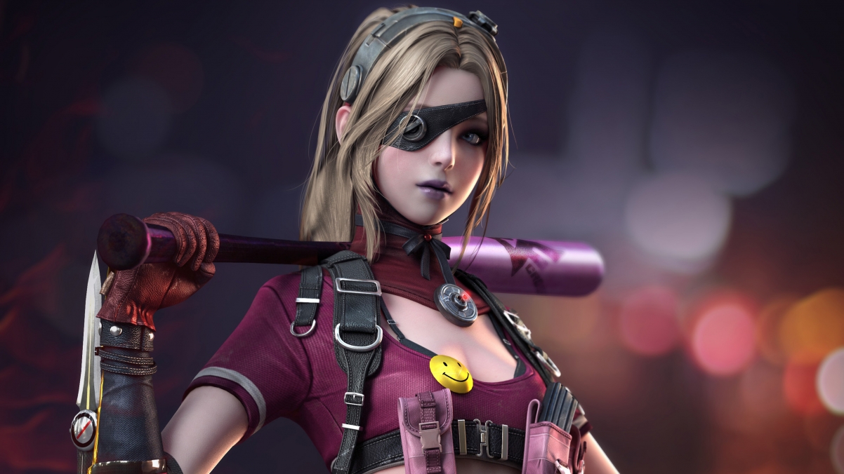Cross the line of fire blonde girl warrior