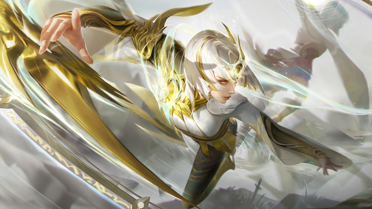 Glowing Sun God Light Mirror King of Glory 4k