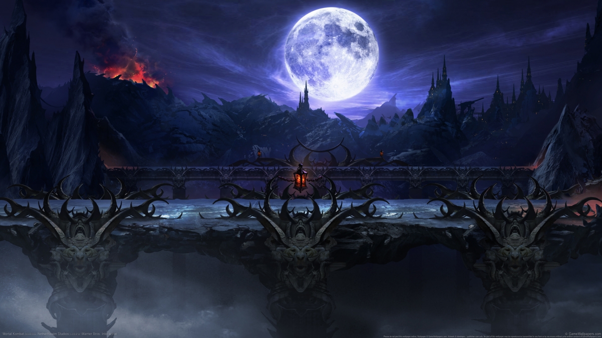 Mortal Kombat 4k game wall
