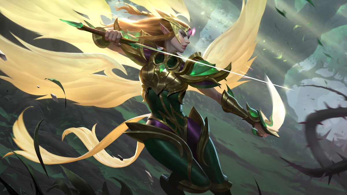lol League of Legends at the end of the Angel of Justice
