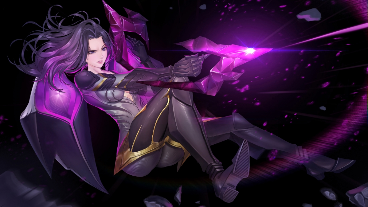 lol League of Legends Void Girl Card