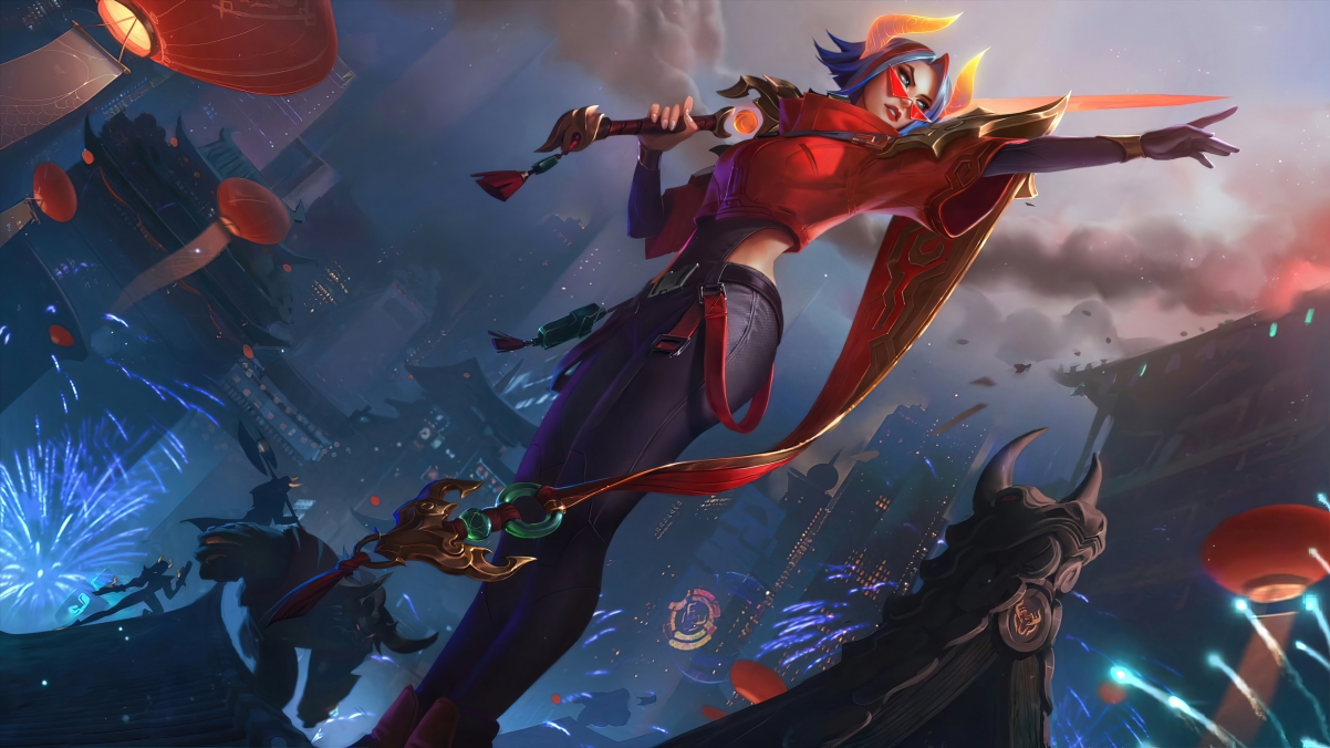 lol League of Legends Warriors Sword Ji Niu