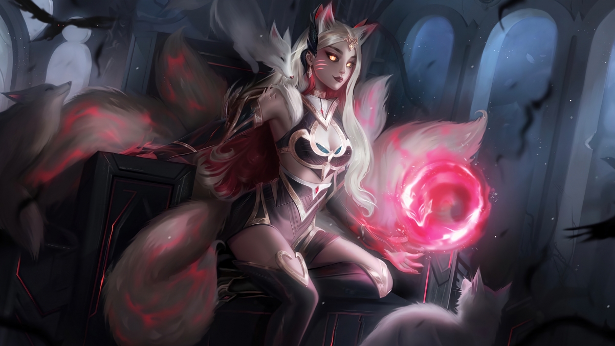 lol league of legends nine-tailed demon fox