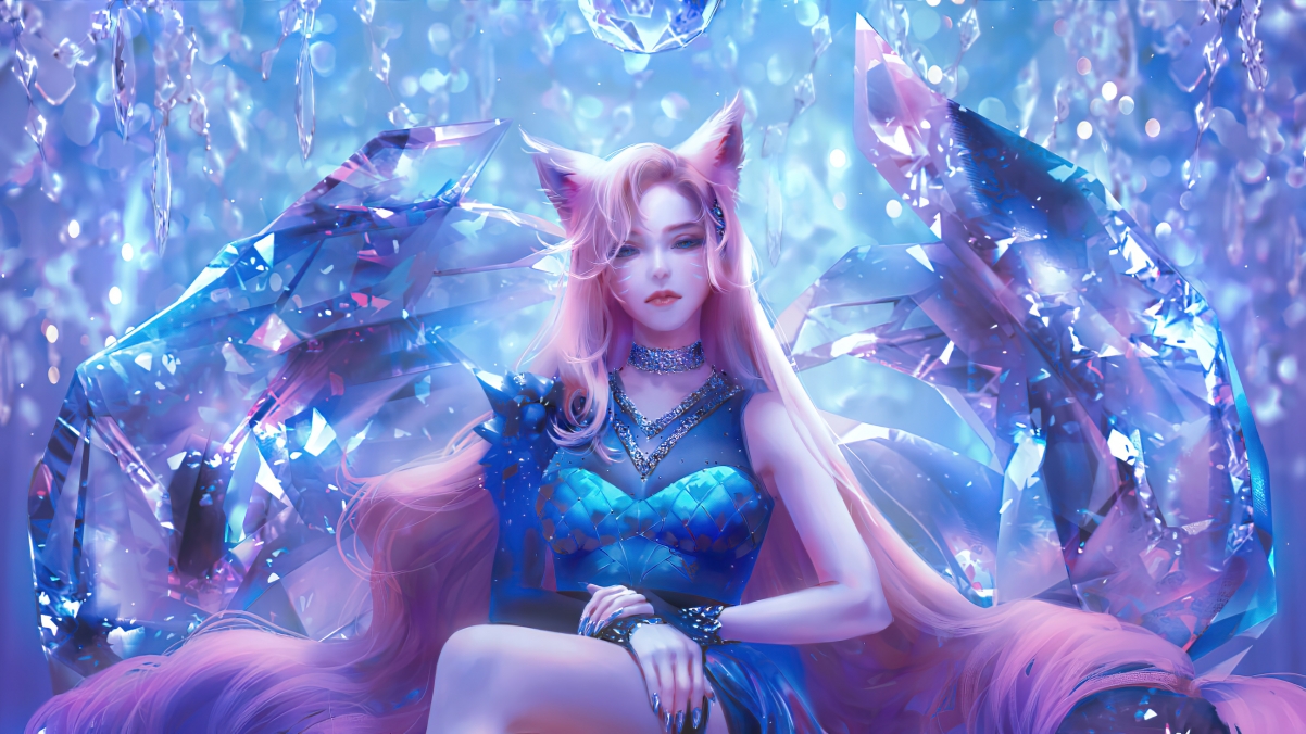 LOL League of Legends Nine Tailed Monster Fox KD
