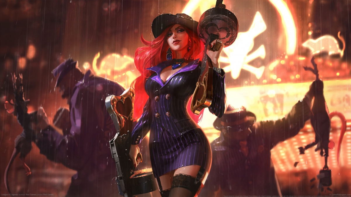 lol League of Legends Miss Doom Black