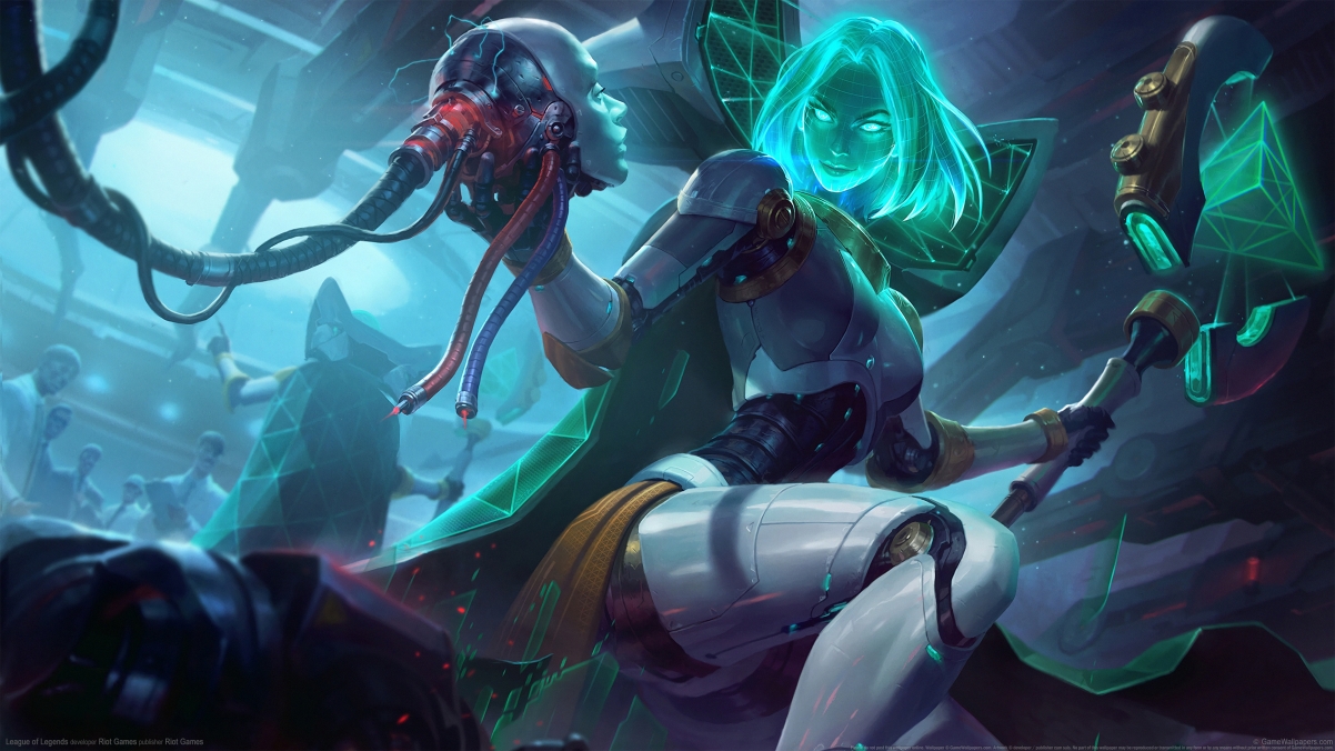LOL new skin original painting LeBlanc 4k wall