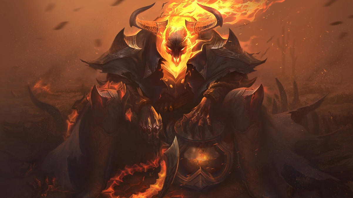 LOL Western Magic Shadow Thresh Skin 4k Wall