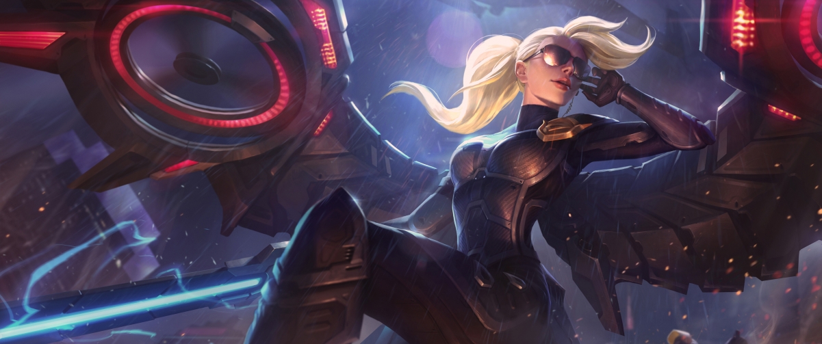 Lol Kyle explosion-proof angel new version skin