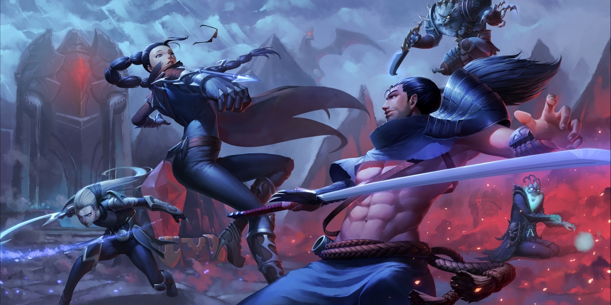lol blast sword ho Yasuo 4k wallpaper