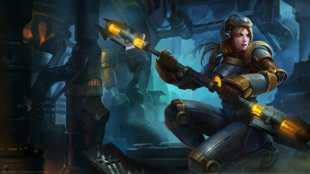 lol shining girl lux 4k wallpaper