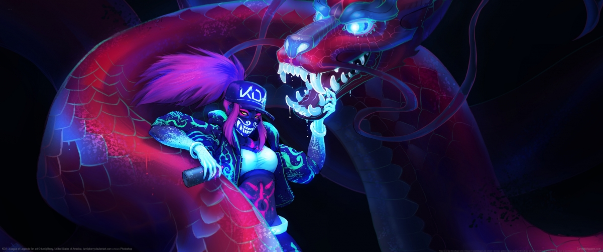 KDA League of Legends fan art 34