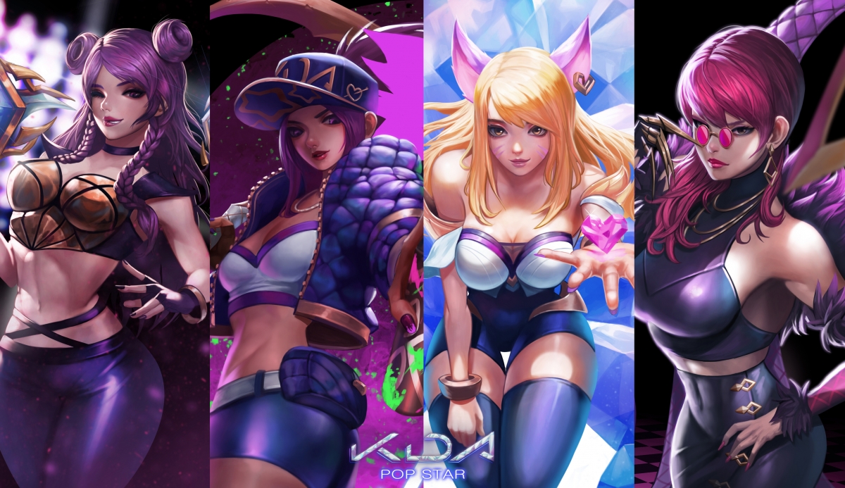 kda League of Legends beauty character person