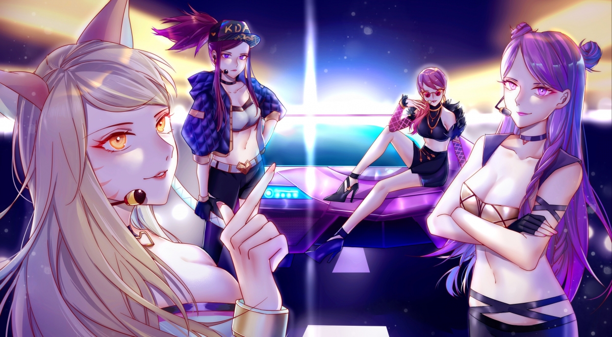 KDA League of Legends LOL4k Wallpaper