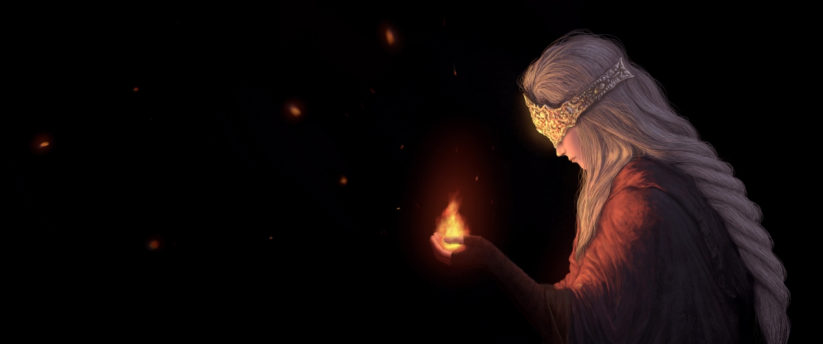 Firekeeper with fish screen wallpaper #34