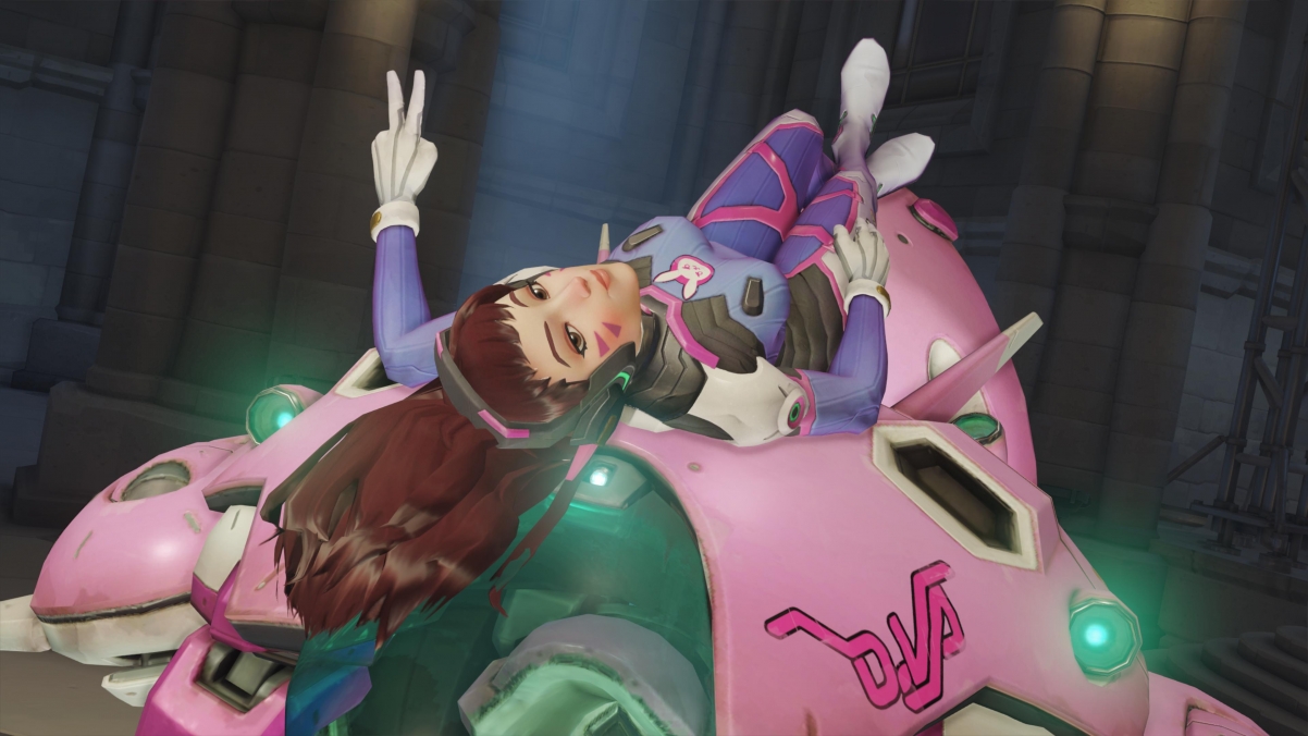 dva overwatch 3840x2160 wall