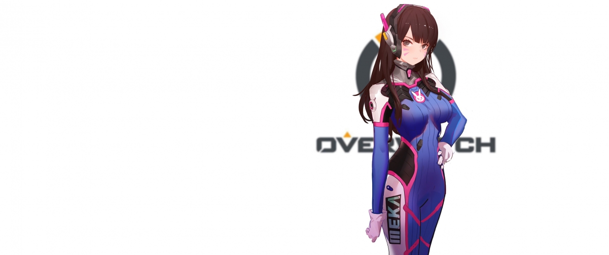 Dva Overwatch 3440x1440 wall