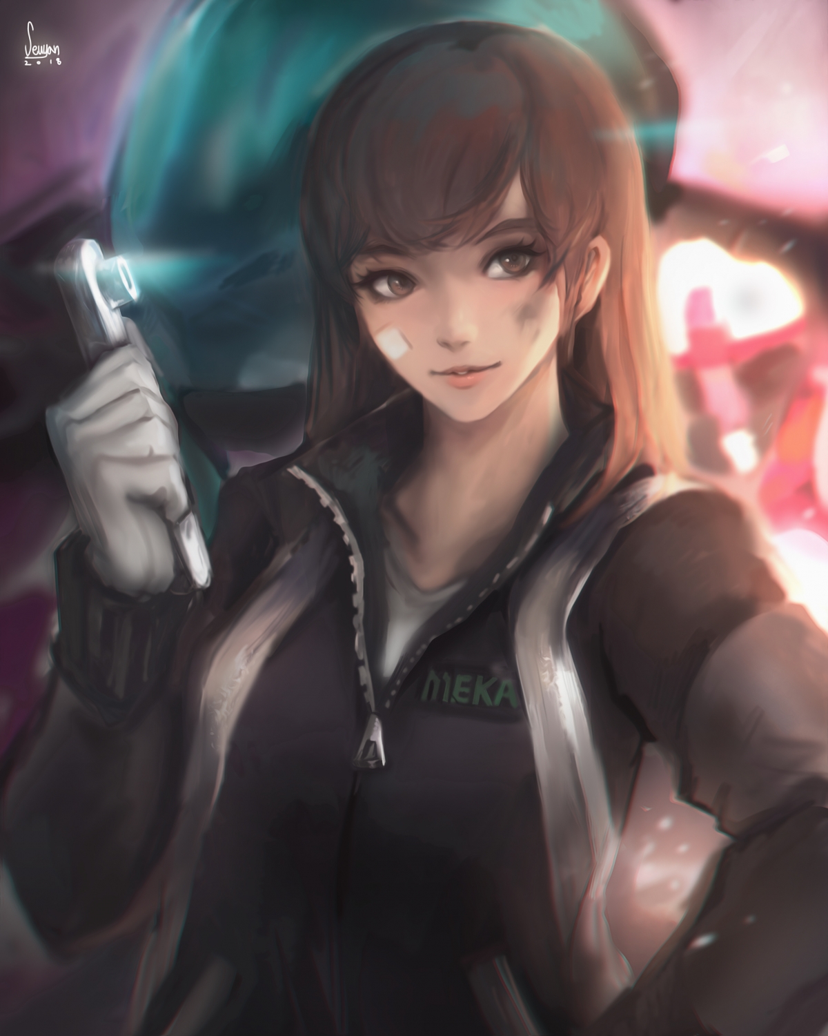 dva illustration hd mobile wallpaper