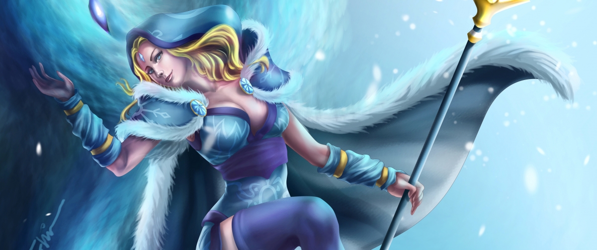 Dota2 Crystal Maiden 3440x1440