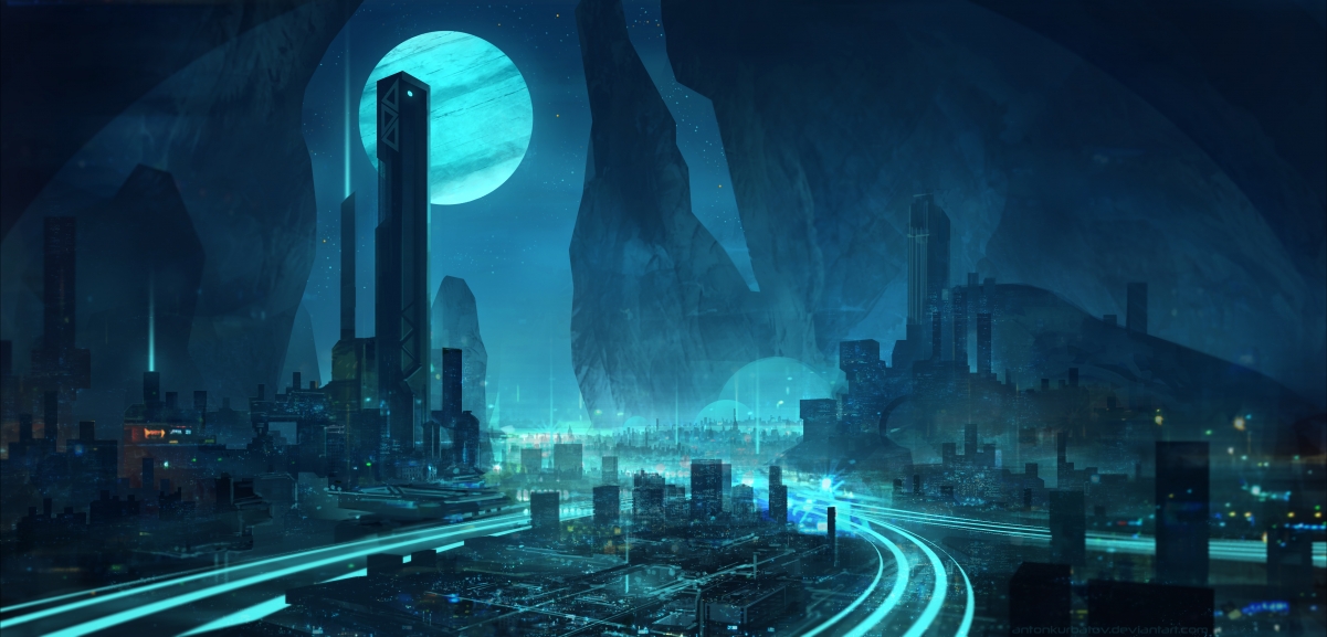 Moonlight City 4k Wallpaper