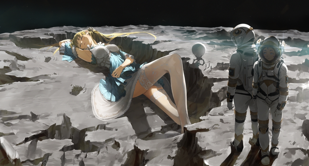 Cosmic satellite girl sister beauty