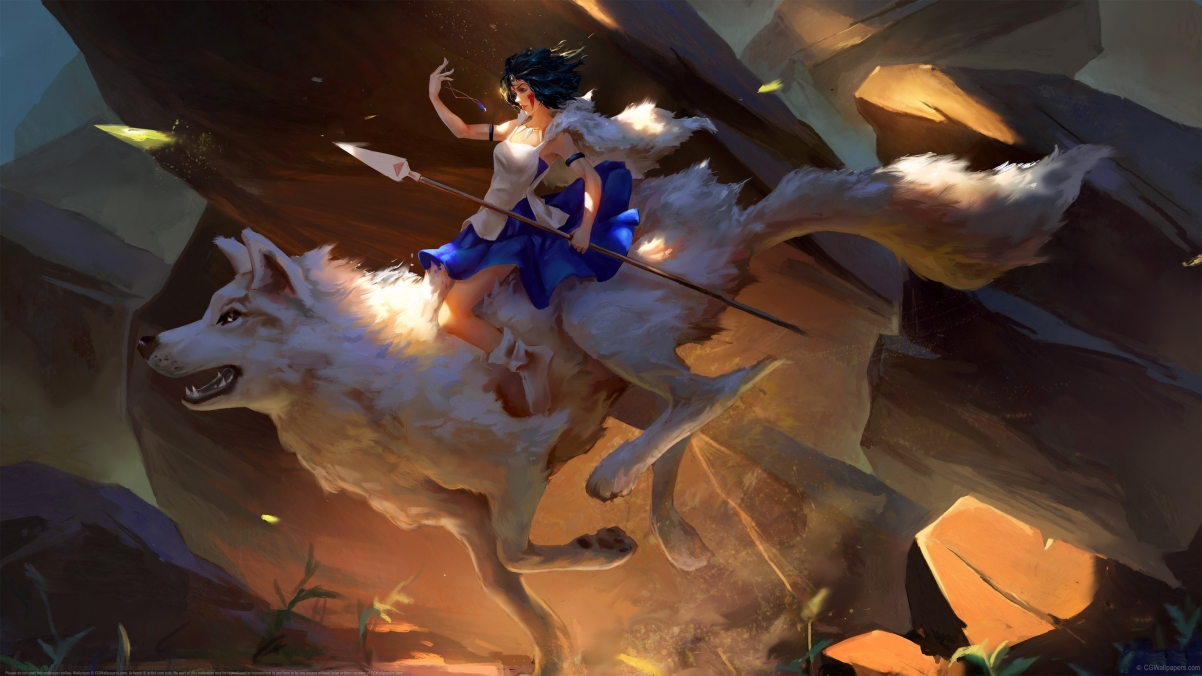 Princess Mononoke 4k Anime Wallpaper