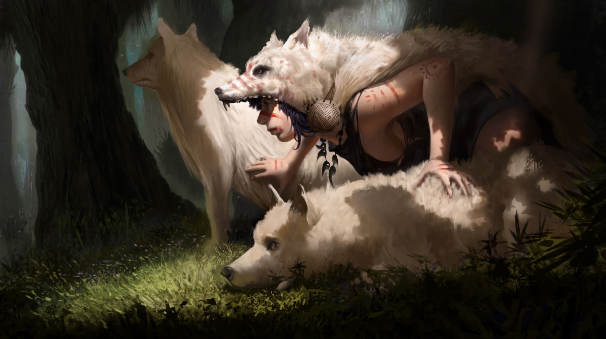 Princess Mononoke 4K Wallpaper