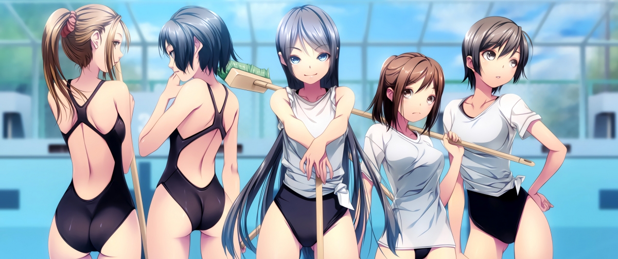 Pool cleaning 5 sisters 3440x1440