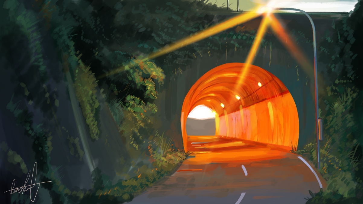 Shadow scenery 