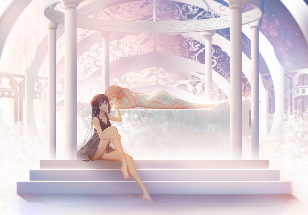 Silver Court Nights Beautiful Anime 4k Wallpaper