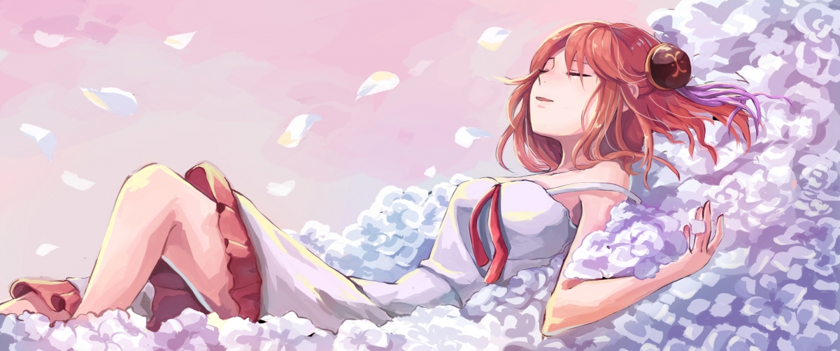 Gintama Flower Girl 3440x1440