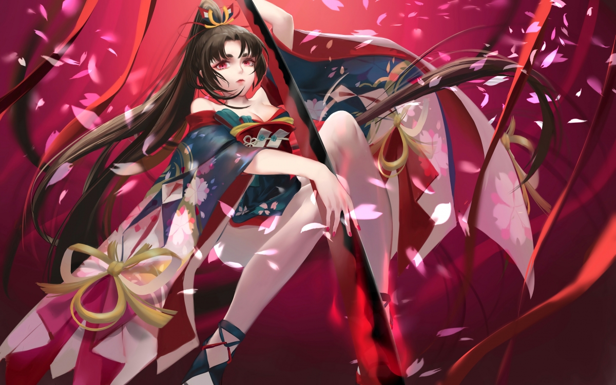 Onmyoji Demon Swordsman 4k Wallpaper
