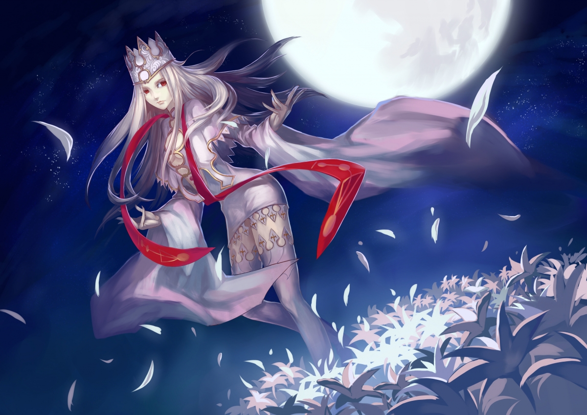 Art Moon Girl 4K Anime Wall