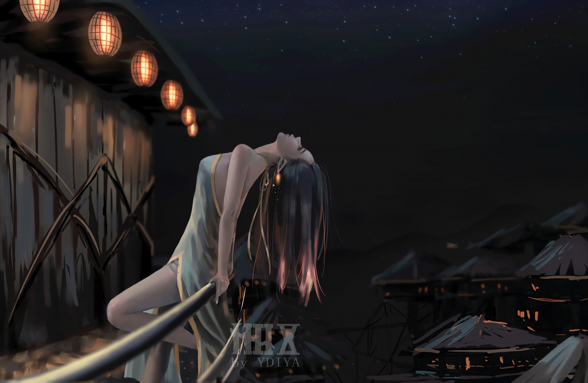 Stars at night looking up at the beautiful starry sky