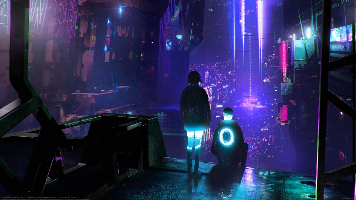 Luminous 5k wallpaper 5120x2880