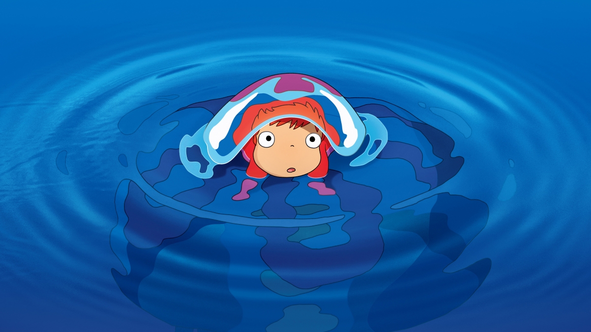 Ponyo on the cliff 4k wallpaper