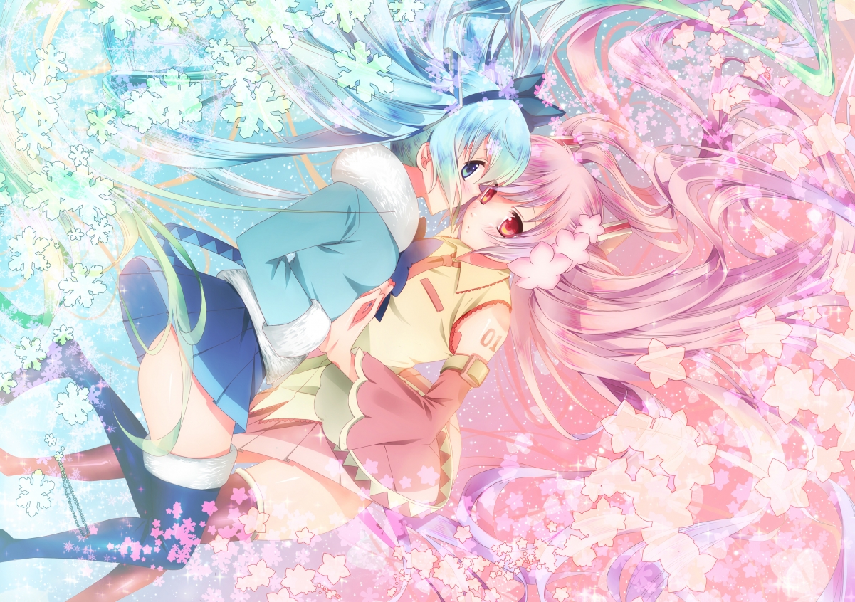 Snowflake Sakura Girl VOCALOI