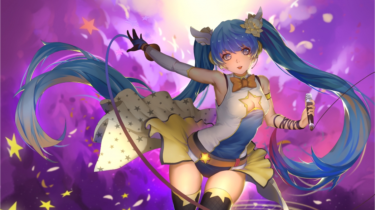Star Girl 4k Anime Wallpaper