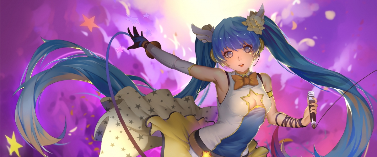 Star Girl 3440x1440 Anime Wall