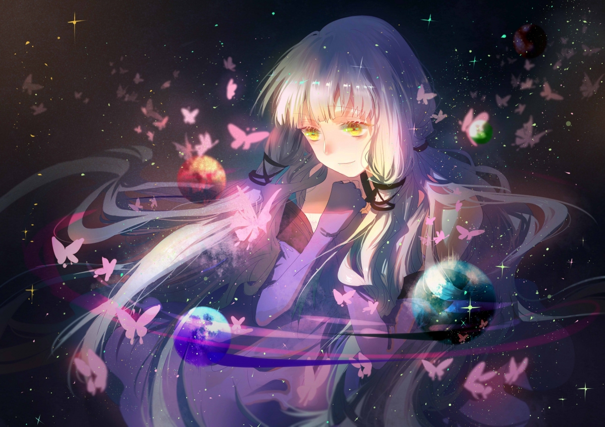 Stardust Beautiful Anime Girl Wallpaper