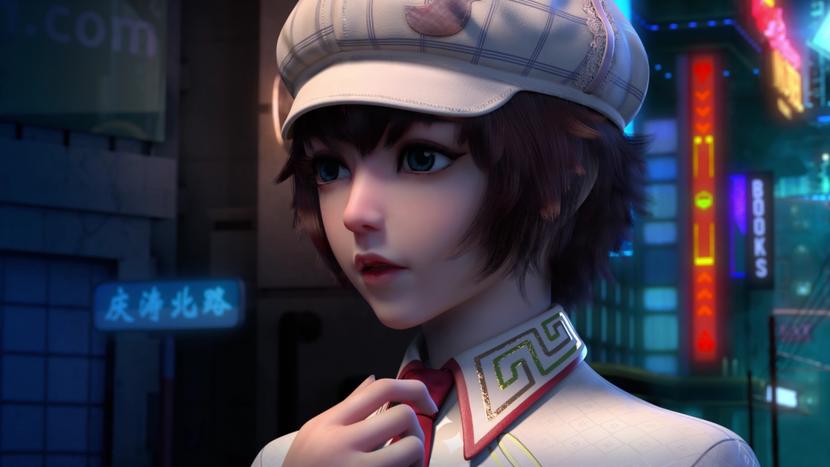 Core Sense Hat Short Hair Beauty 4k Wall