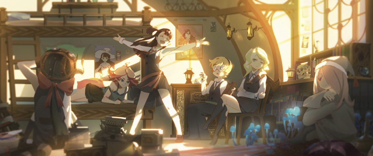 Little Witch Academia 3440x1440 Anime