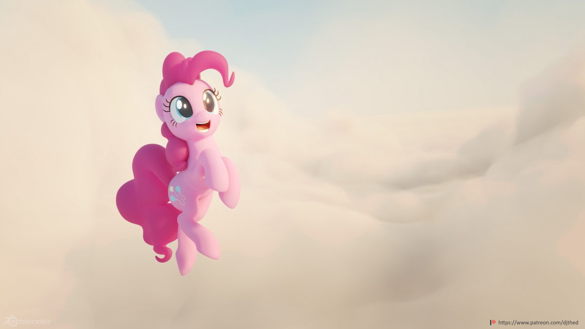 My little pony friendship is magic, sky, clouds, 4k wallpaper