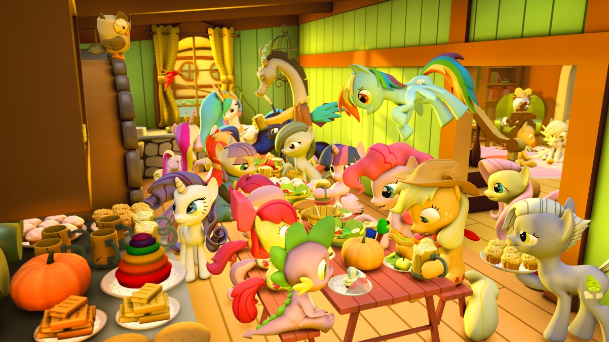 My Little Pony Happy Thanksgiving 4K Motion