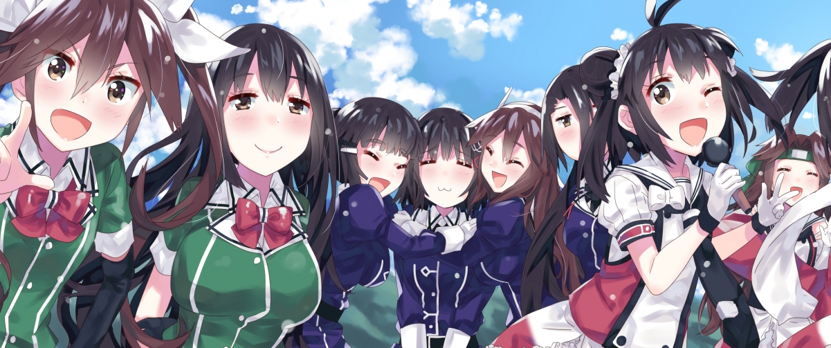 Summer cute girl second element anime