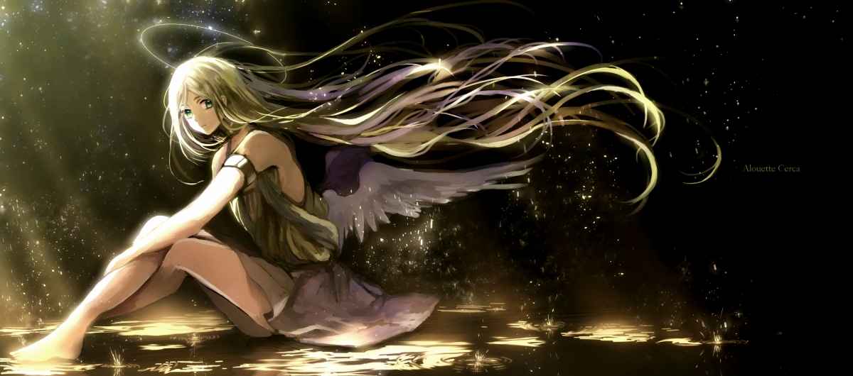 Untitled Angel Girl Two-dimensional Anime