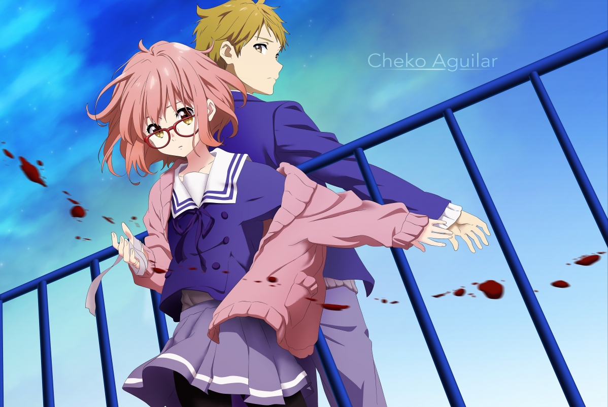 Roof sky cloud girl boy